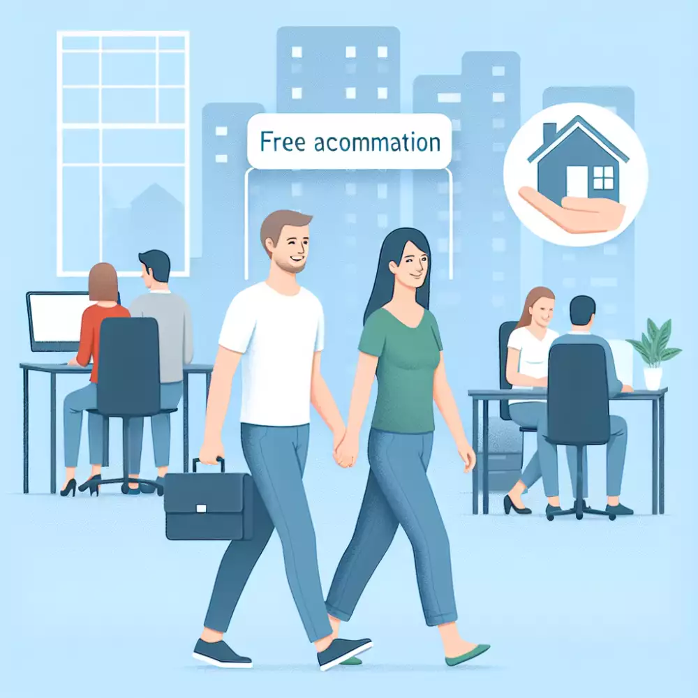práce pro páry s ubytováním zdarma